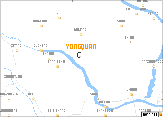 map of Yongquan