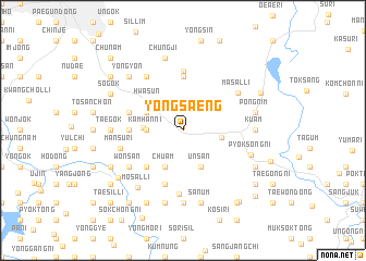 map of Yongsaeng