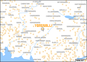 map of Yongsal-li