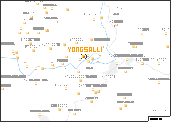 map of Yongsal-li