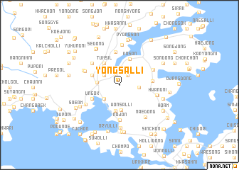 map of Yongsal-li