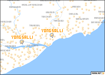 map of Yongsal-li