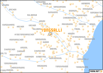 map of Yongsal-li