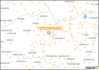 map of Yongsandŏgi