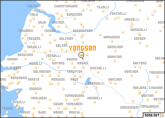 Yongsan (Korea, South) map - nona.net