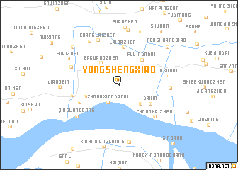 map of Yongshengxiao