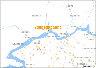 map of Yŏngsŏng-dong