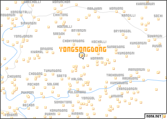 map of Yŏngsŏng-dong