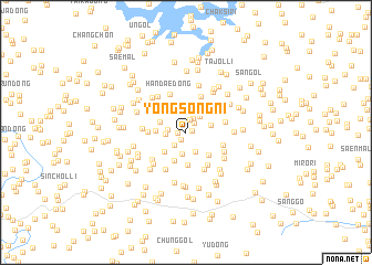 map of Yongsŏng-ni