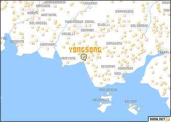 map of Yongsŏng