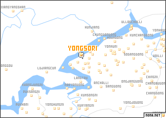 map of Yongsŏ-ri