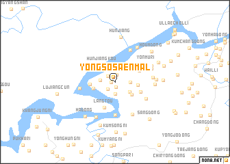 map of Yongsŏsaenmal