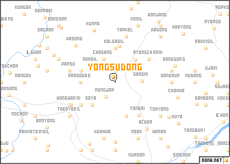 map of Yŏngsu-dong