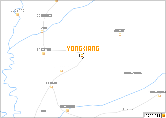 map of Yongxiang
