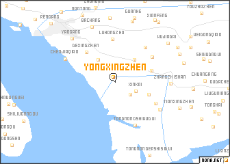 map of Yongxingzhen