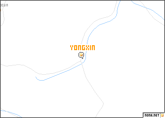 map of Yongxin