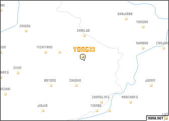 map of Yongxi