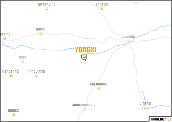 map of Yongxi