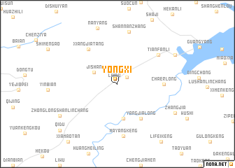 map of Yongxi