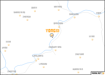 map of Yongxi