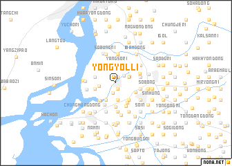map of Yongyŏl-li
