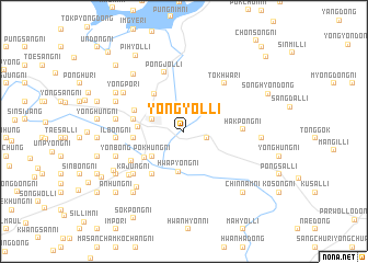 map of Yongyŏl-li