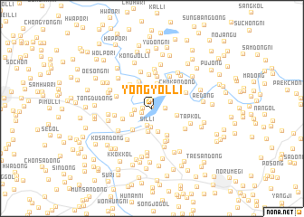 map of Yongyŏl-li