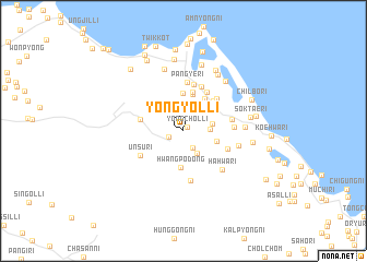 map of Yongyŏl-li