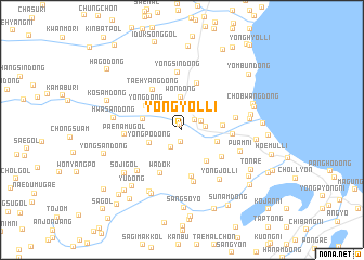 map of Yongyŏl-li