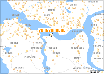 map of Yongyŏn-dong