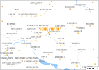 map of Yongyŏn-ni