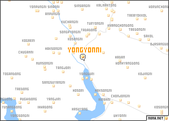 map of Yongyŏn-ni