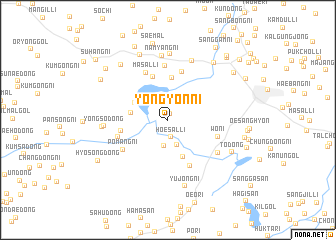 map of Yongyŏn-ni