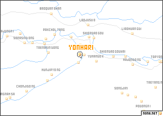 map of Yŏnha-ri