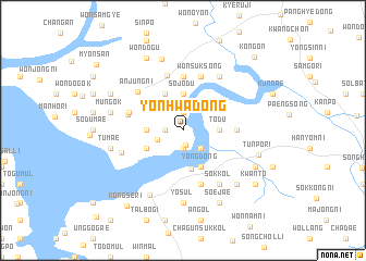 map of Yŏnhwa-dong