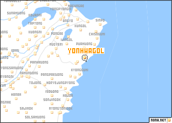 map of Yŏnhwagol