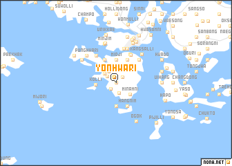 map of Yŏnhwa-ri