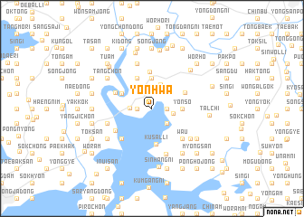 map of Yŏnhwa