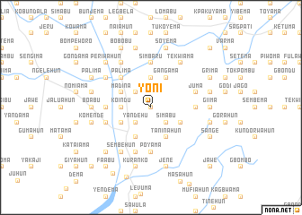 map of Yoni