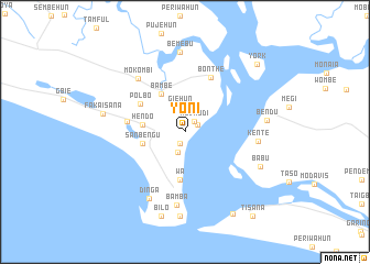 map of Yoni