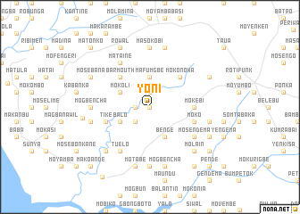 map of Yoni