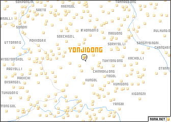 map of Yŏnji-dong