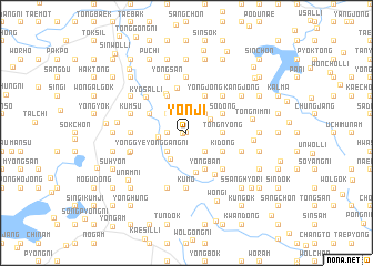 map of Yŏnji