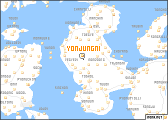 map of Yŏnjung-ni