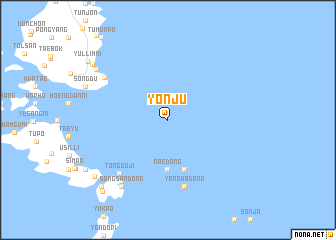map of Yŏnju