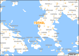 map of Yŏnmal