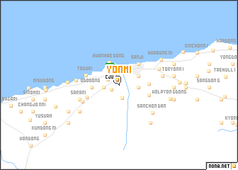 map of Yŏnmi