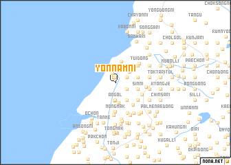 map of Yŏnnam-ni