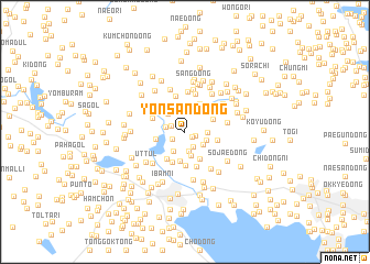 map of Yŏnsan-dong