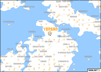 map of Yŏnsan